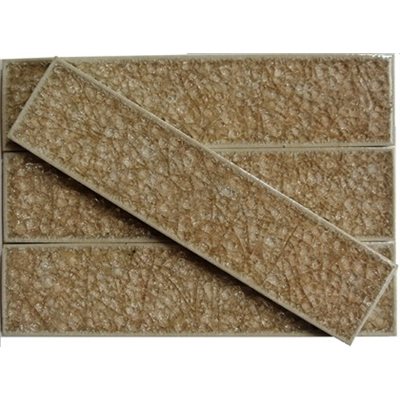 Art Glass 2x8 Tan Wheat Art Glass 2x8 Tan Wheat