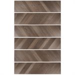 Stacy Garcia Artwood Chevron Mocha 12x48 - 5.0mm / 20 mil Wear Layer - Rigid Core Click