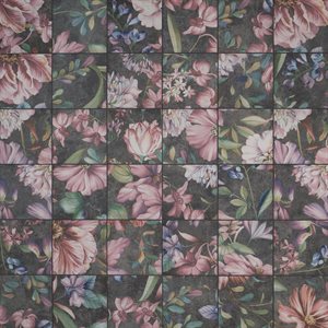 Angela Harris Florista Garden Pink Mural 8x8