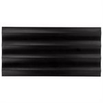 Carver Fluted Nero 12x24 Dimensional Honed