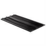 Carver Fluted Nero 12x24 Dimensional Honed