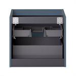 KIT - Adeline Denim 24" Single Vanity with Integrated Solid Surface Top