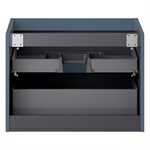 KIT - Adeline Denim 30" Single Vanity with Integrated Solid Surface Top