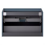 KIT - Adeline Denim 36" Single Vanity with Integrated Solid Surface Top