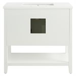 Sheraton 36" White Vanity with Pure White Quartz Top