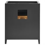 Iconic 30" Charcoal and Gold Vanity (Counter Sold Separately)