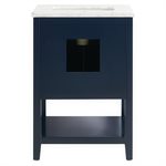 Sheraton 24" Navy Vanity with Carrara Marble Top