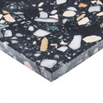 Italy Terrazzo Cava Notte 24x24 Honed
