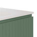 KIT - Adeline Forest 36" Single Vanity with Integrated Solid Surface Top