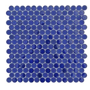 Crystal Cobalt Blue Circles