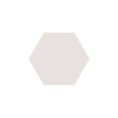 Close Out - Crystal Tech White 10" Hexagon 