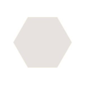 Crystal Tech White 10" Hexagon 