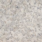 Pebblestone Prambanan Grey Sliced Flat Oval Natural Stone