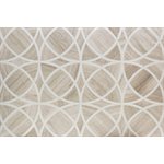 Close Out - Zephyr - Wooden Beige & White Thassos Line