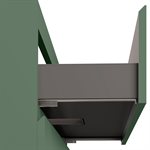 KIT - Adeline Forest 36" Single Vanity with Integrated Solid Surface Top