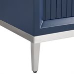 Bungalow Navy and Silver 24" Single Vanity without Top