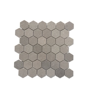 Lady Gray Hexagon 2" Honed