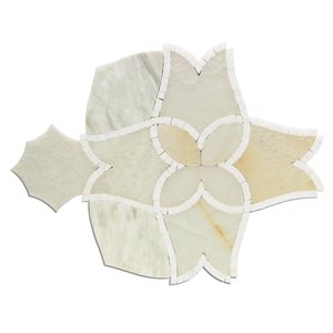Alstromeria Series - White Onyx, Calacatta & White Thassos
