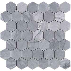 Close Out - Burlington Gray 2" Hexagon