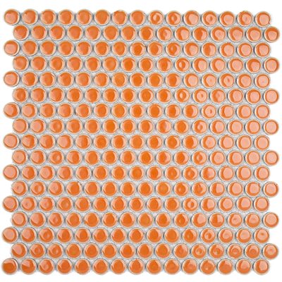 Simple 2.0 Rimmed Tangerine Penny Rounds