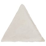 Clay House White 6" Triangle