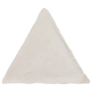 Clay House White 6" Triangle