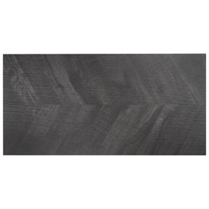 Elan Chevron Black 24x48