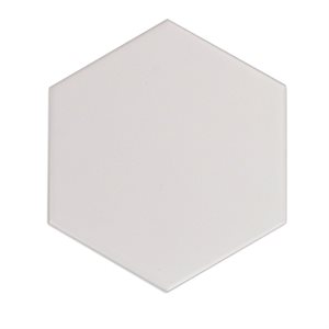 Hexagono - Liso Blanco Matte