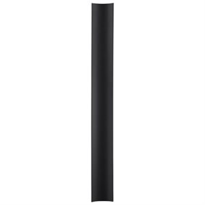 Saera Black Fluted Column 4x36 Tile
