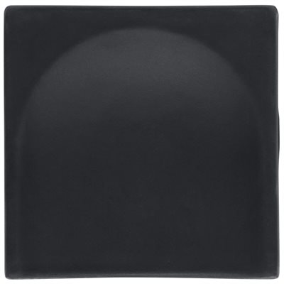 Saera Black Fluted Column 4x4 End Piece