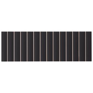 Saera Ribbed Black 4x12