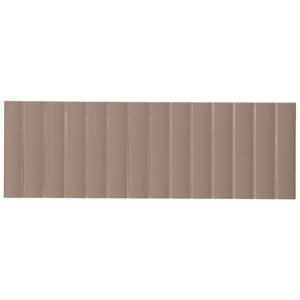 Saera Ribbed Taupe 4x12