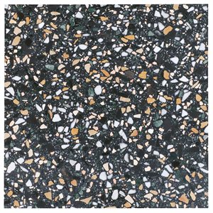 Italy Terrazzo Cava Notte 24x24 Honed