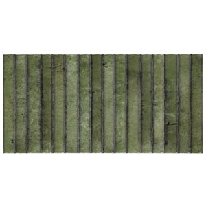 Bryn Fluted Green 6x12 3D