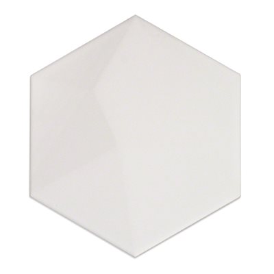 Close Out - Hexagono - Piramidal Blanco Matte