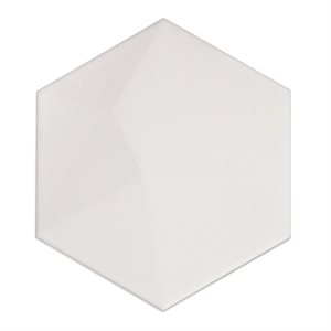 Hexagono - Piramidal Blanco Matte