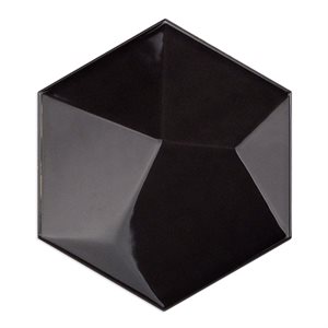Hexagono - Piramidal Grafito Brillo