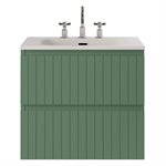KIT - Adeline Forest 24" Single Vanity with Integrated Solid Surface Top