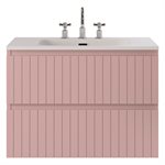 KIT - Adeline Rose 30" Single Vanity with Integrated Solid Surface Top
