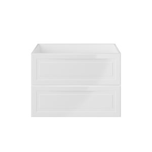 Alma White 30" Single Vanity without Top