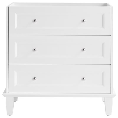 Nora White 36" Single Vanity without Top