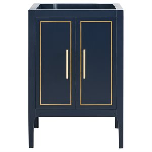 Province Navy and Gold 24" Single Vanity without Top