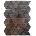 Art Lava Triangles Metallic Iron