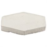 Clay House White 4" Hex