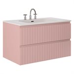 KIT - Adeline Rose 36" Single Vanity with Integrated Solid Surface Top