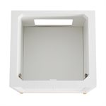 Bungalow White and Gold 24" Single Vanity without Top