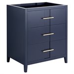 Iconic 30" Navy and Gold Vanity (Counter Sold Separately)