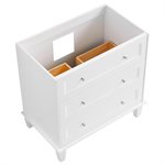 Nora White 36" Single Vanity without Top