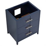 Iconic 30" Navy and Gold Vanity (Counter Sold Separately)