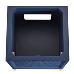 Bungalow Navy and Gold 24" Single Vanity without Top